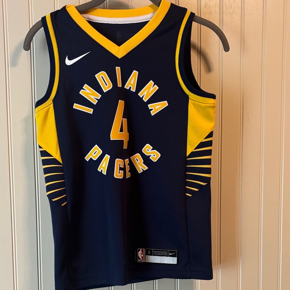 Nike Kids Indiana Pacers Jersey - Navy and Yellow
